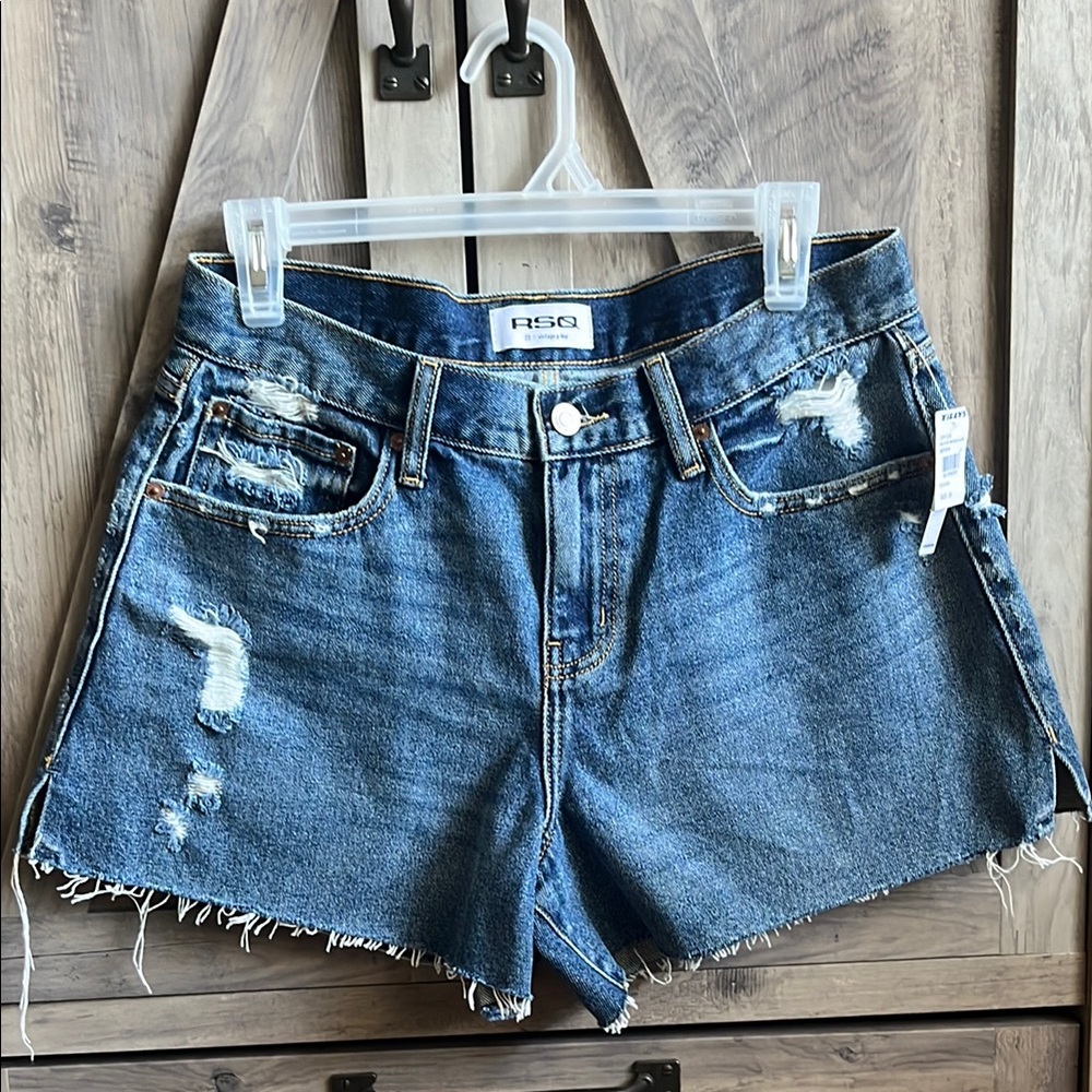 Women's Blue Denim Shorts